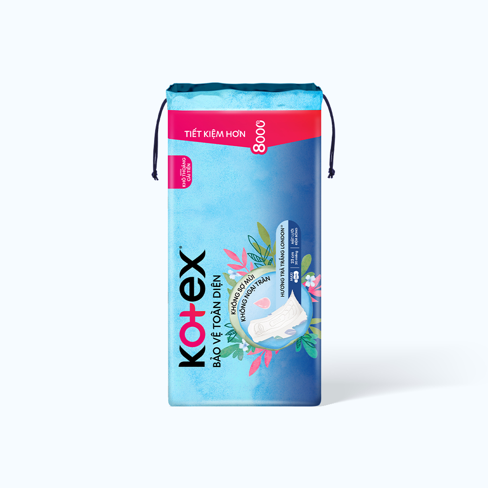 Kotex Bang Ve Sinh Ban Ngay Kho Thoang Canh Day 20 mieng
