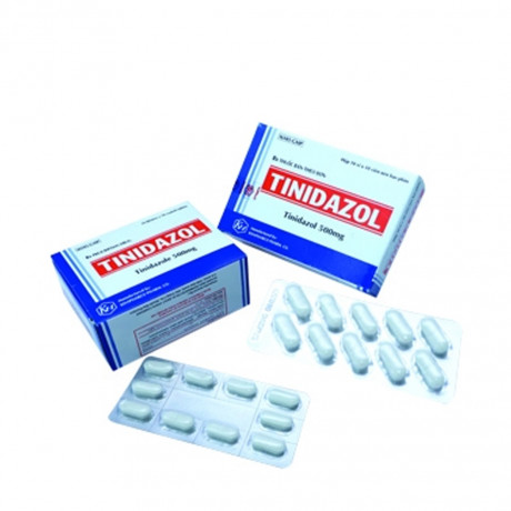 Tinidazol 500mg Khanh Hoa (10vi x 10vien)