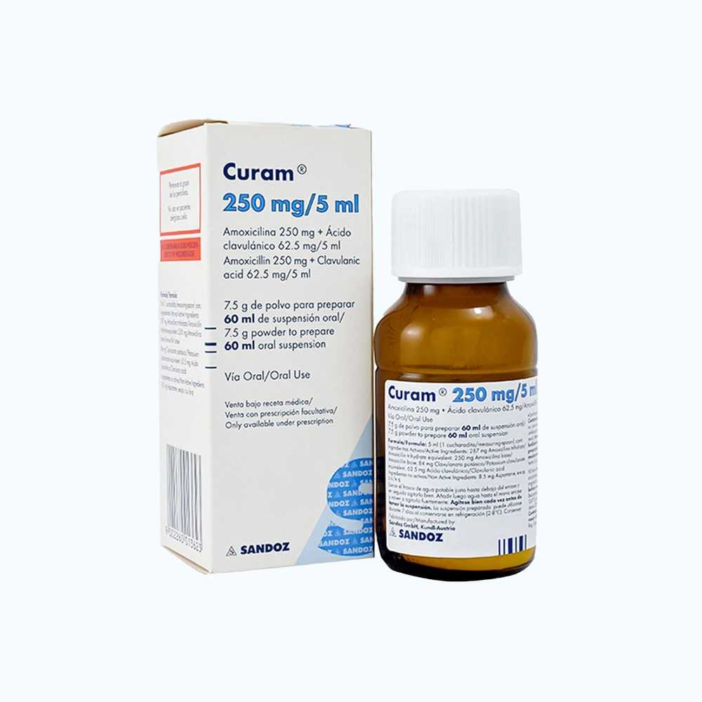 Curam 250mg/5ml (Chai 7,5g bot)