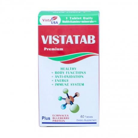VISTA VISTATAB Bo Sung Day Du Cac Vitamin Va Khoang Chat Co The ( Hop 60v)