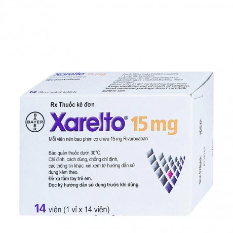 Xarelto tab 15mg (1vix14vien)new