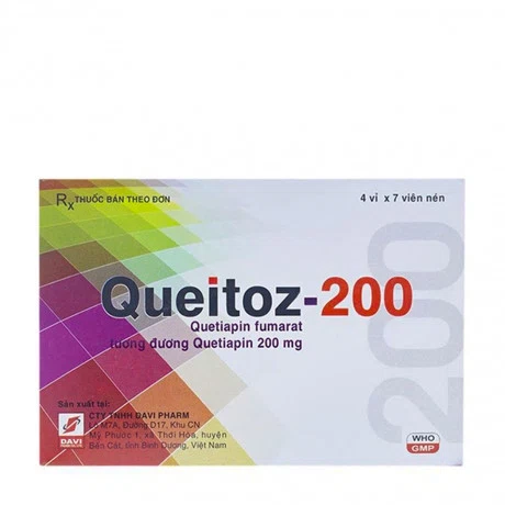 Queitoz - 200 (Hộp 4 vỉ x7 viên)